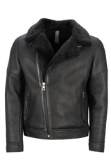 Edgar Lammfell - Lammfelljacke - schwarz