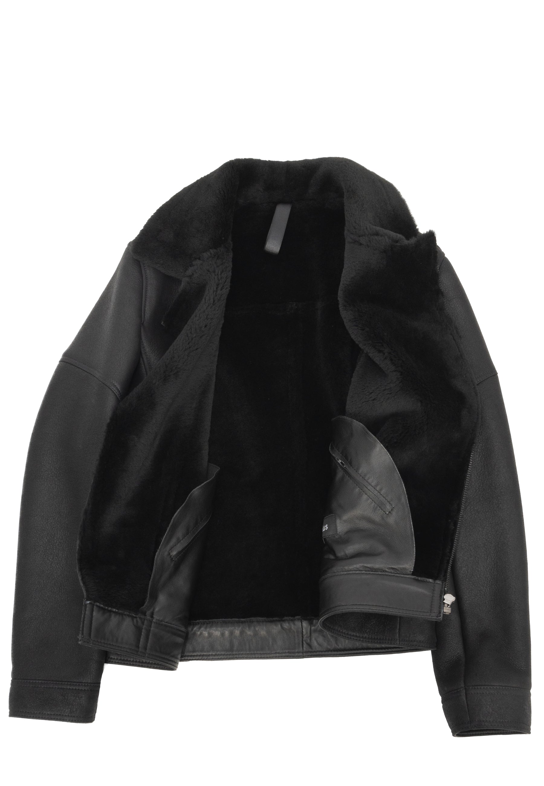 Edgar Lammfell - Lammfelljacke - schwarz