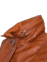 Angel - Lederjacke - cognac