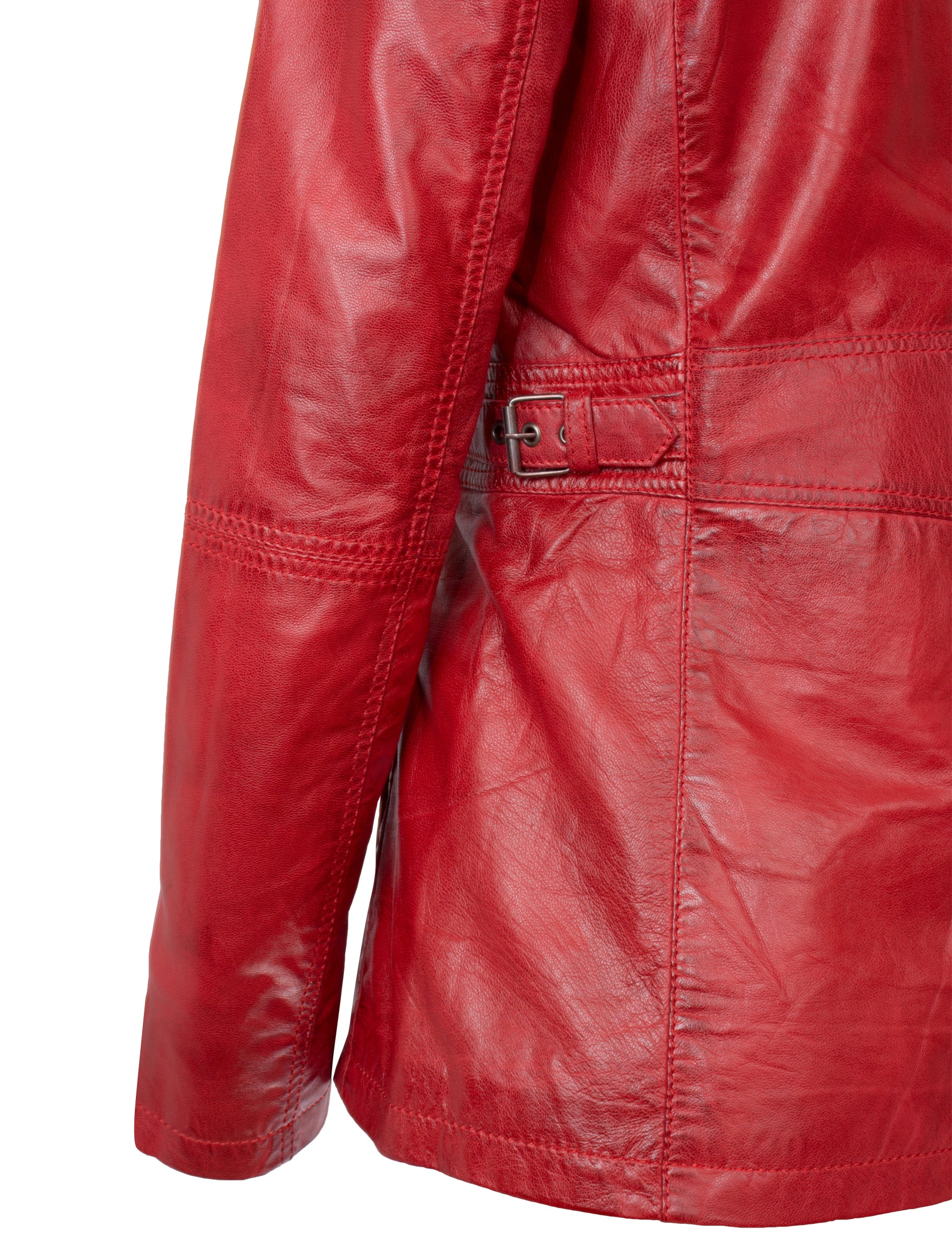 Angel - Lederjacke - rot