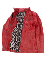 Angel - Lederjacke - rot