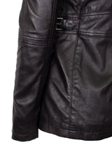 Angel - Lederjacke - schwarz