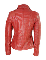 Clara - Lederjacke - rot