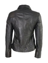 Clara - Lederjacke - schwarz