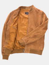 Coronel - Velours Lederjacke - cognac