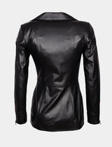 Jolanda - Lederjacke - schwarz