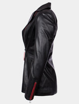 Jolanda - Lederjacke - schwarz