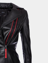 Jolanda - Lederjacke - schwarz