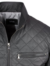 Tale 2 - Lederjacke gesteppt - schwarz