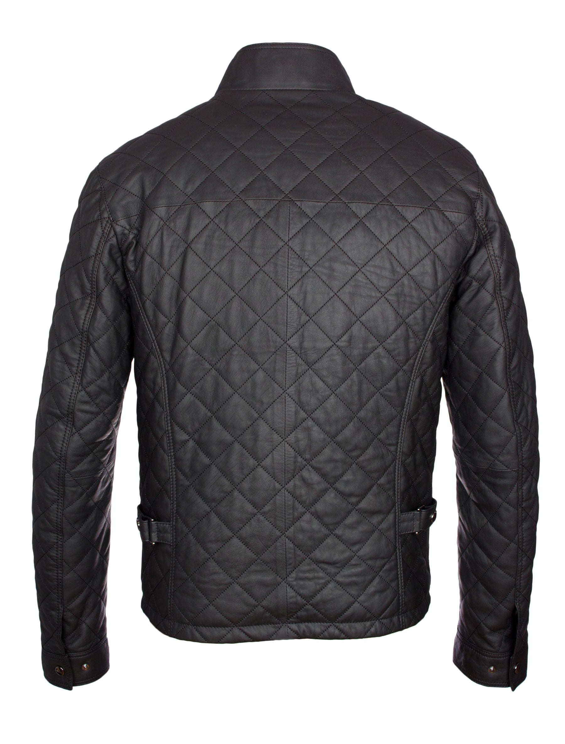 Tale 2 - Lederjacke gesteppt - schwarz