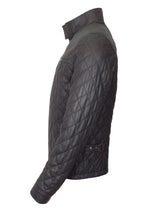Tale - Lederjacke halb gesteppt - dunkelblau