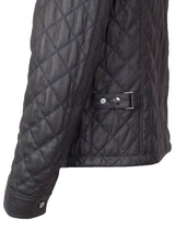 Tale - Lederjacke halb gesteppt - dunkelblau