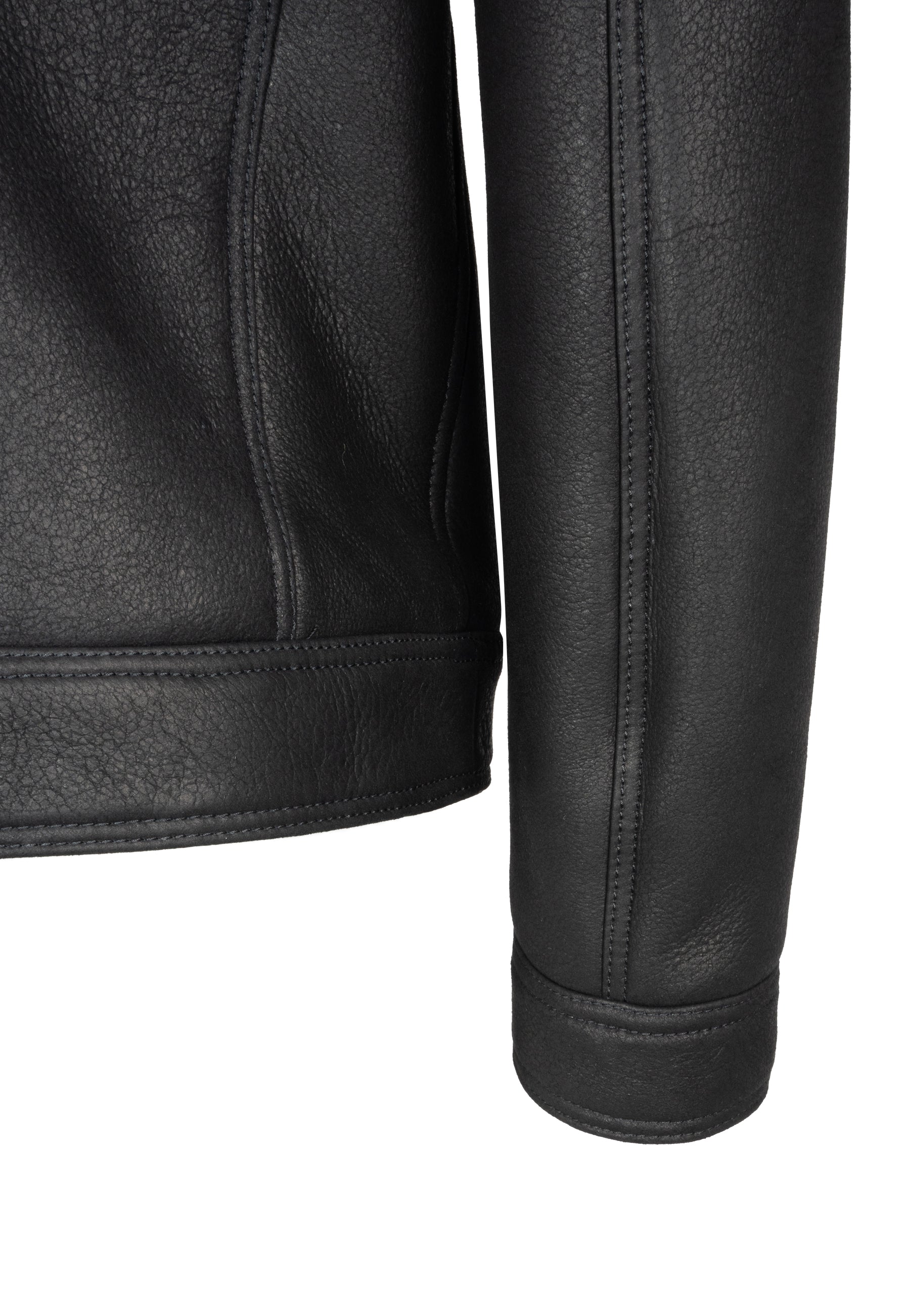 Edgar Lammfell - Lammfelljacke - schwarz