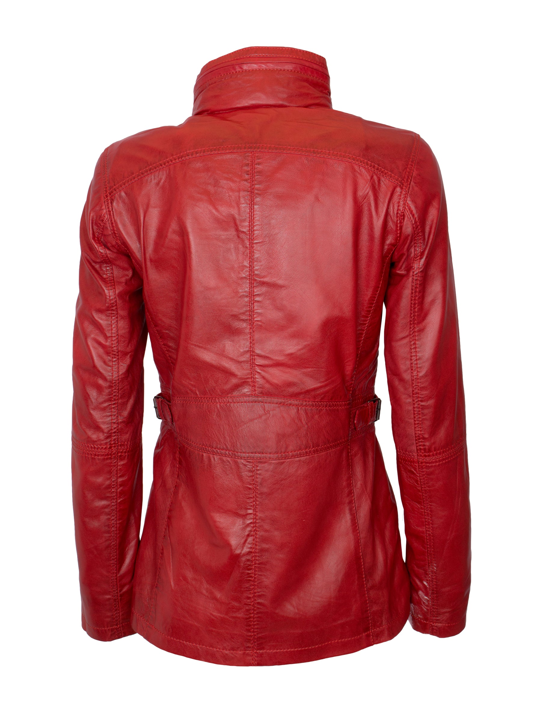 Angel - Lederjacke - rot
