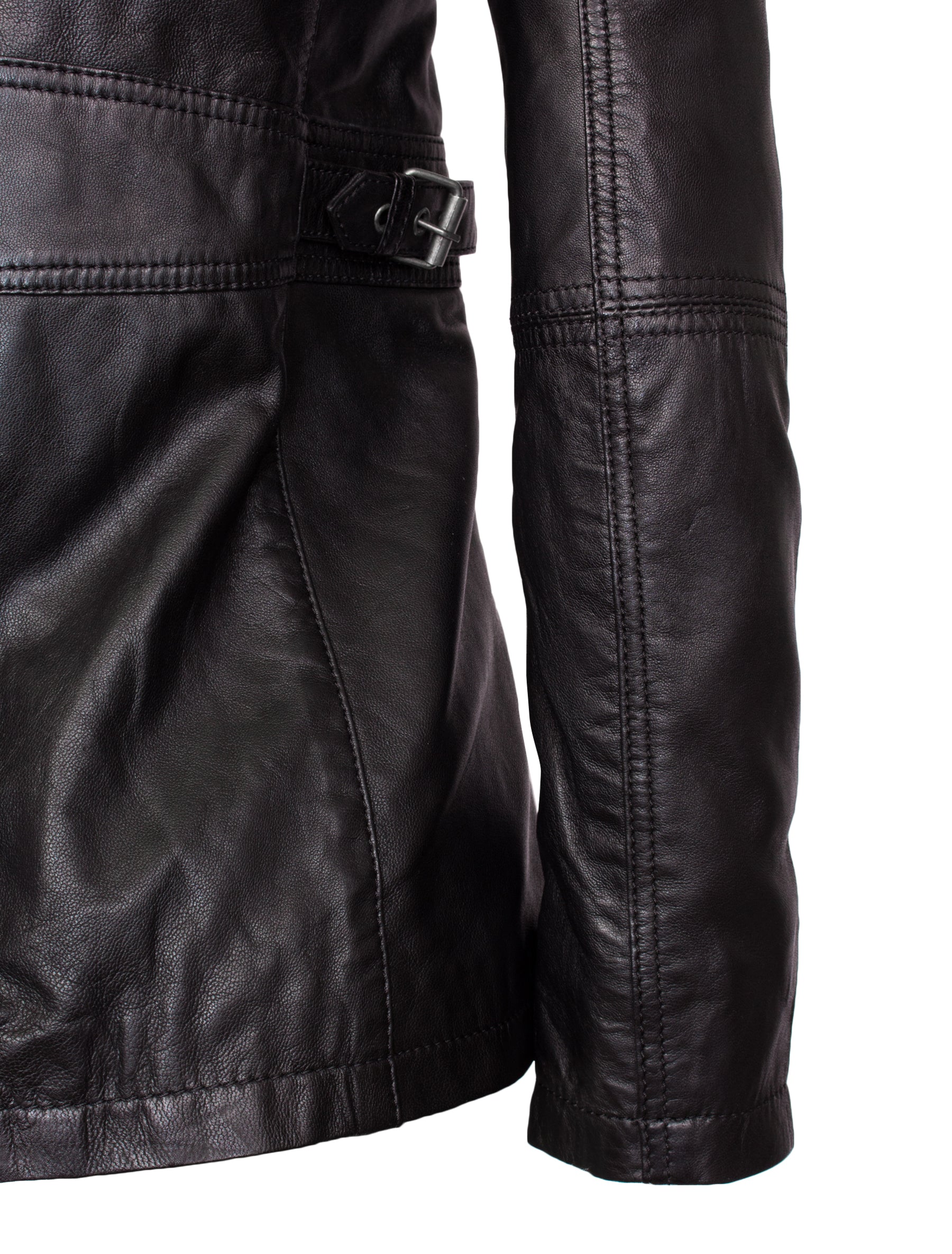 Angel - Lederjacke - schwarz