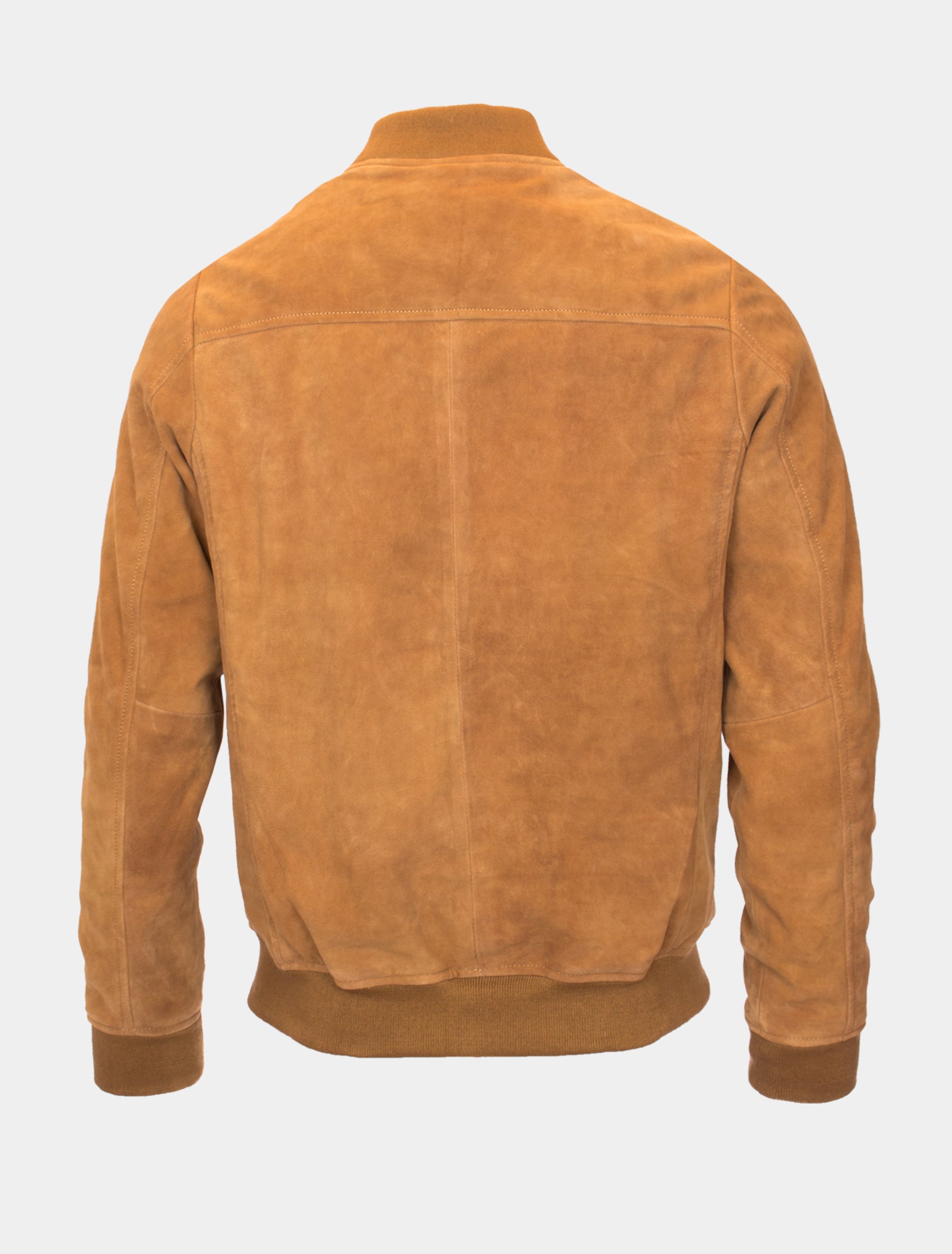 Coronel - Velours Lederjacke - cognac