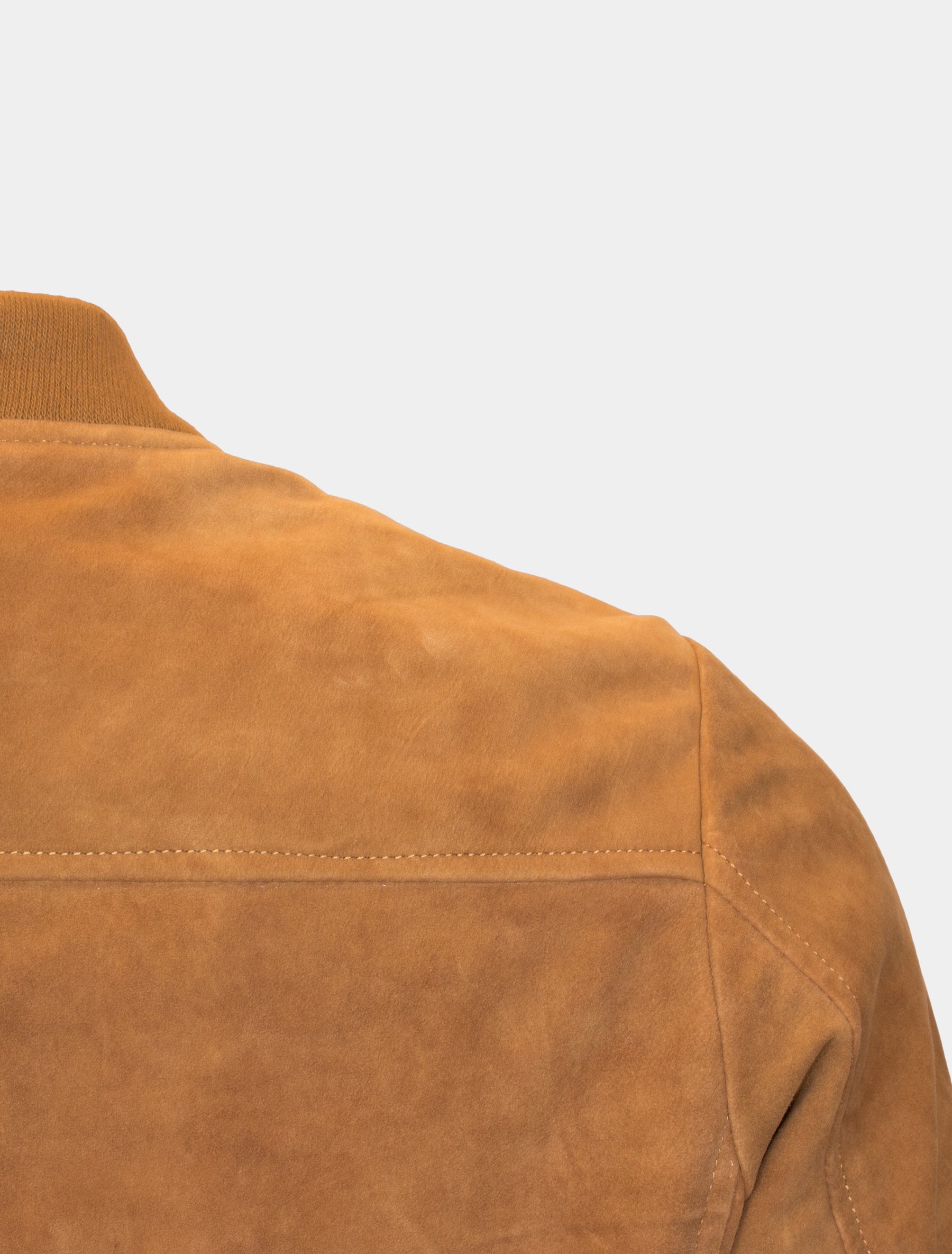 Coronel - Velours Lederjacke - cognac