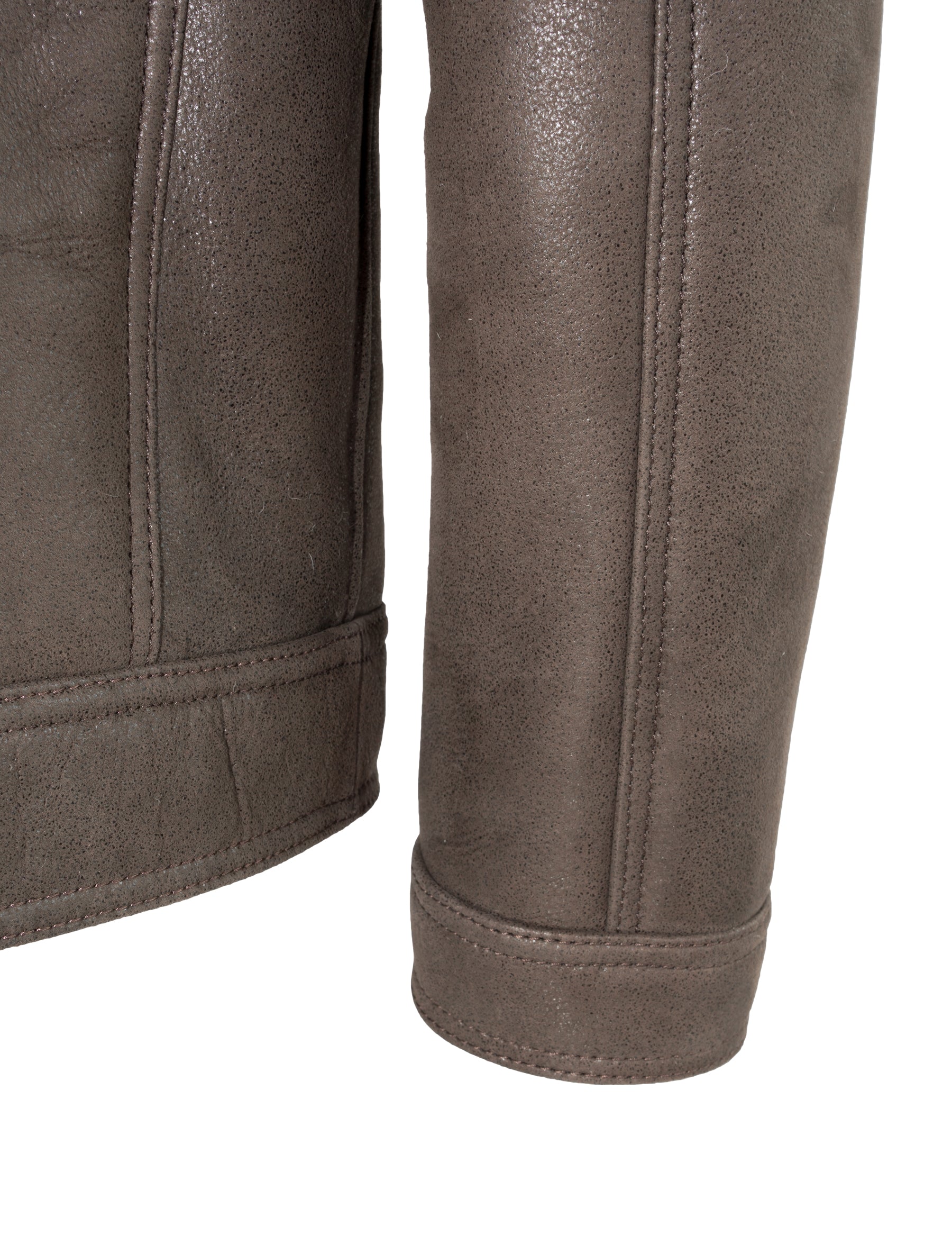 Edgar Lammfell - Lammfelljacke - dunkelbraun