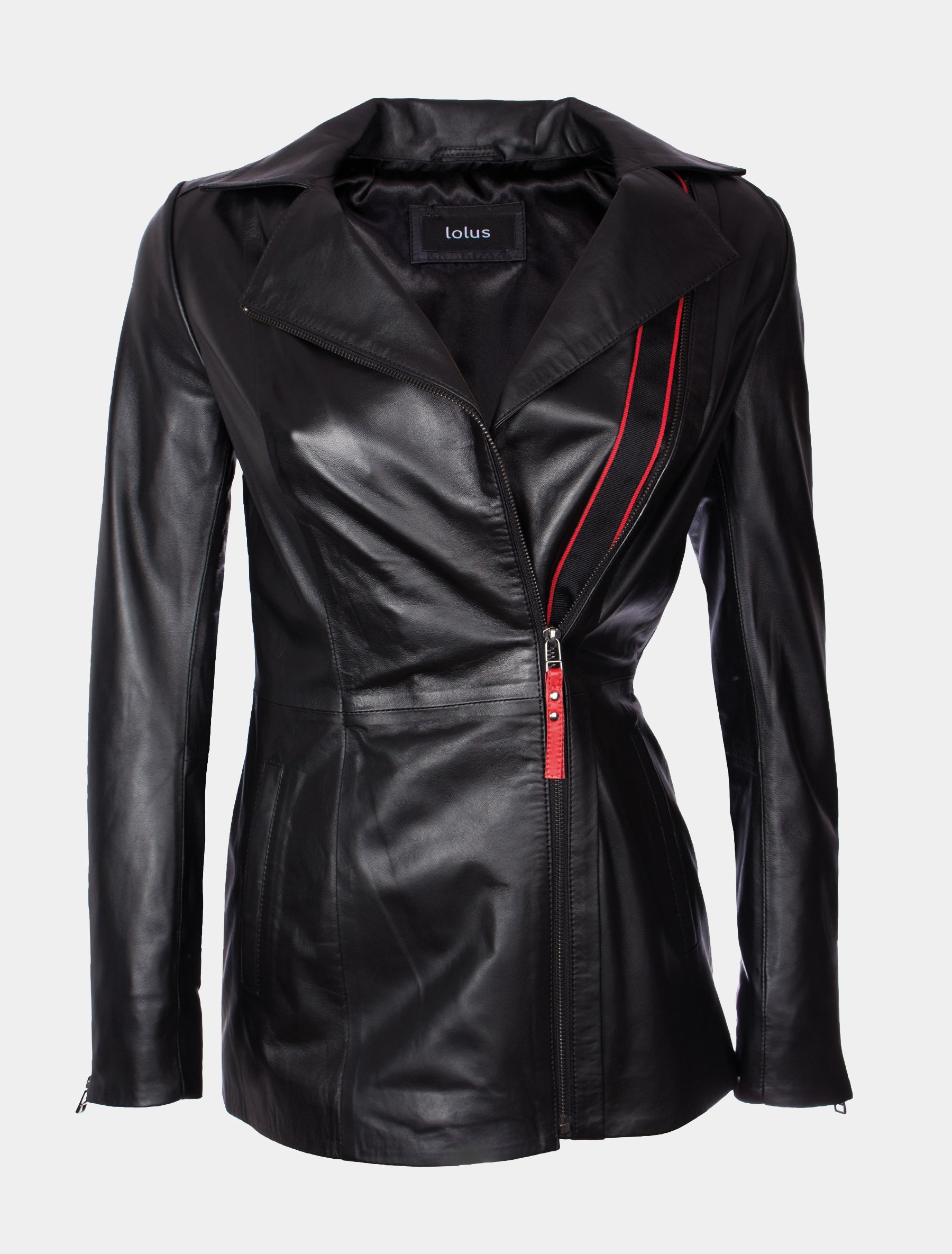 Jolanda - Lederjacke - schwarz