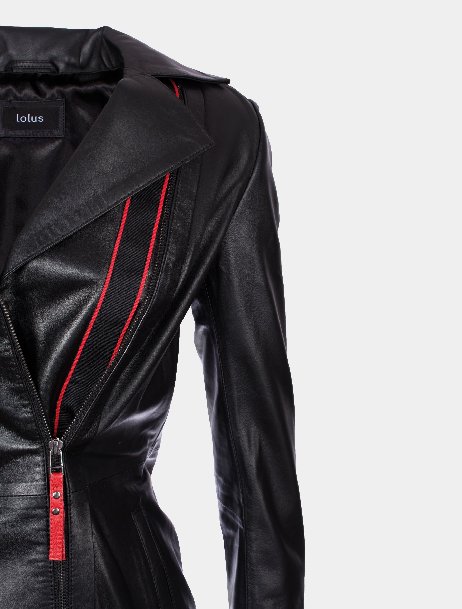 Jolanda - Lederjacke - schwarz